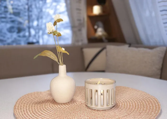 아파트 Unique Caravan With Private Sauna, Parking & Wifi 로바니에미